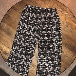 Black/White Summer Palazzo Pant